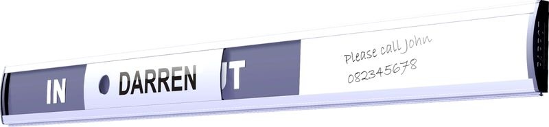 Parrot Sign Frame with Slide and Message Strip - 50 x 600mm
