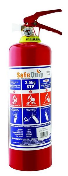 Safequip - DCP Fire Extinguisher - Large (2.5kg)