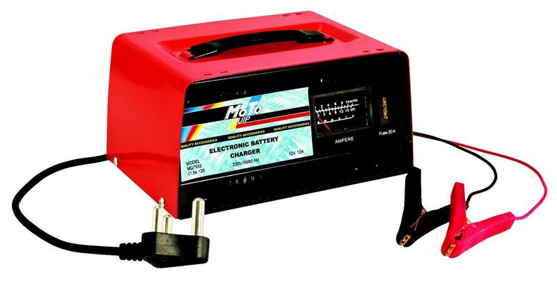 Motoquip - 12 Amp Battery Charger Metal Casre 12Amp max current 10.8Amps