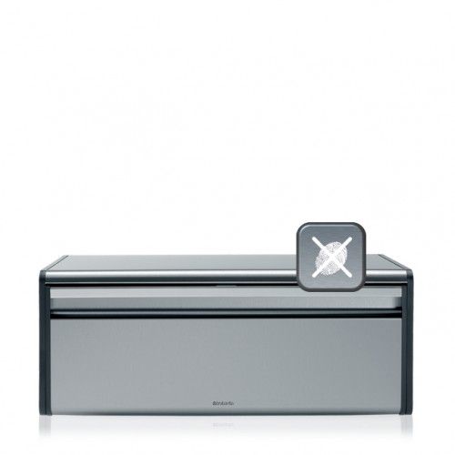 Brabantia - Fall Front Bread Bin - Matt Steel