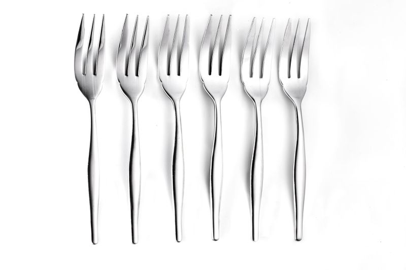 Eetrite - Slimline Cake Fork Set - 6 Piece