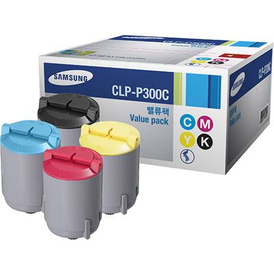 Samsung CLP-P300C Toner Cartridge Multipack - CMYK
