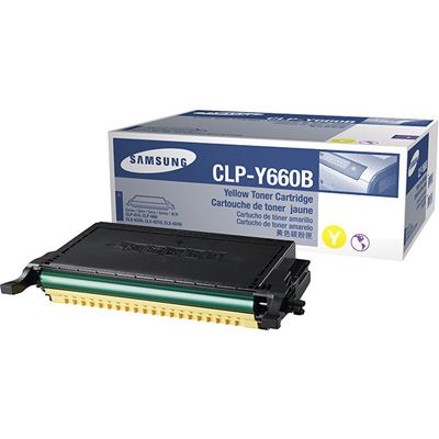 Samsung CLP-Y660B Toner Cartridges - Yellow