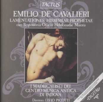 Cavalieri:Lamentations of Jeremiah - (Import CD)