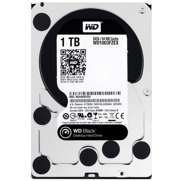 WD Black 1TB 3.5" SATA 6Gb/s Internal Hard Drive