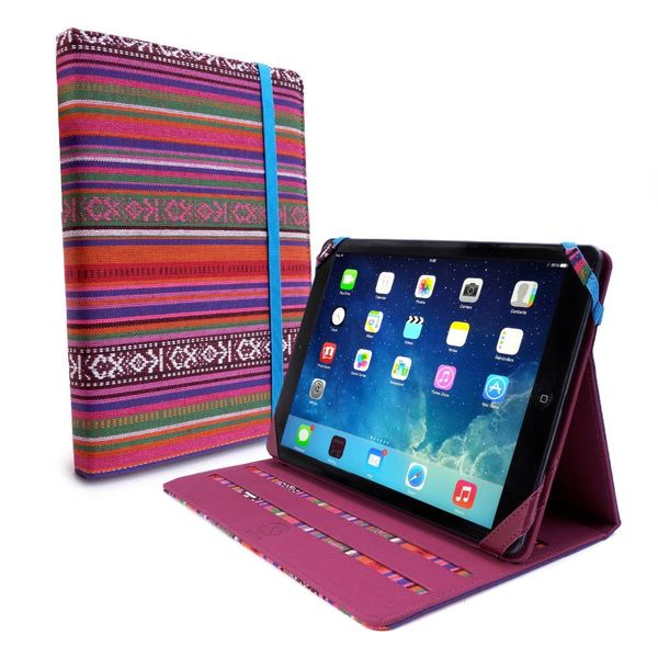 Tuff-Luv iPad Air Slim-Stand Case - Navajo Red