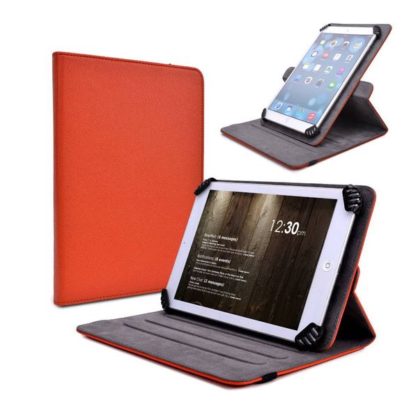 Tuff-Luv 10" Universal Tablet Uni-Spin Cover - Orange
