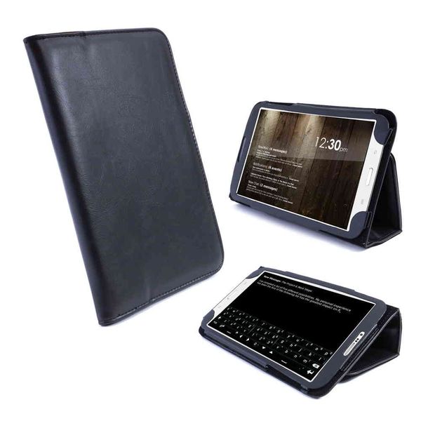 Tuff-Luv Samsung 7" Galaxy Tab 3 Type View Case - Black