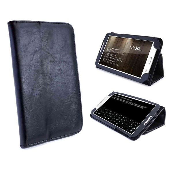 Tuff-Luv Samsung 8" Galaxy Tab 3 Type View Case - Black