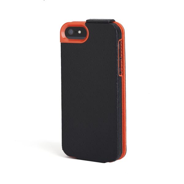 Kensington iPhone 5/5S Flip Wallet - Orange &amp; Black