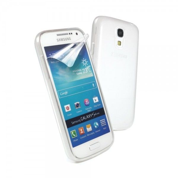Tuff-Luv Gel Case for Samsung Galaxy S4 Mini - White Frost