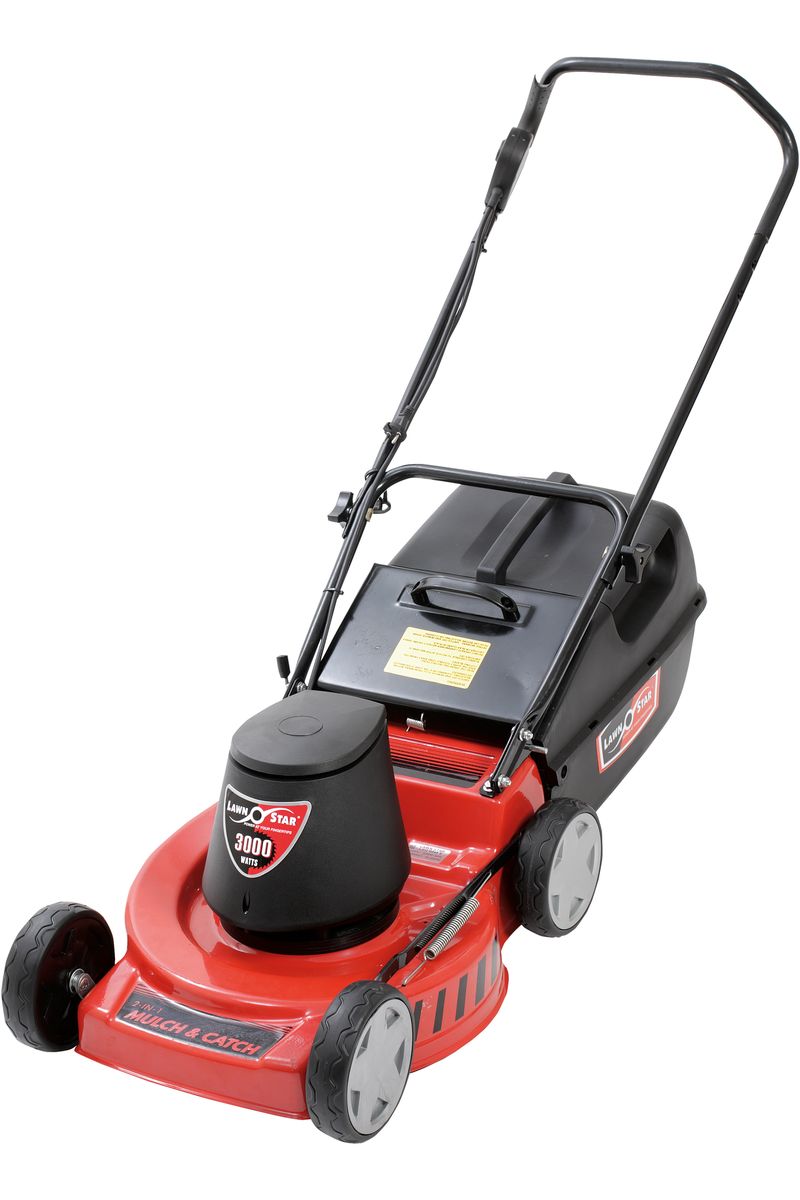 LAWN STAR Lawnmower Electric 3000 watt, 48cm, Mulch & Catch Buy