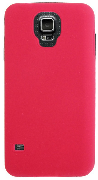 Tuff-Luv Silicone Gel Skin Case Cover for Samsung Galaxy S5 - Red