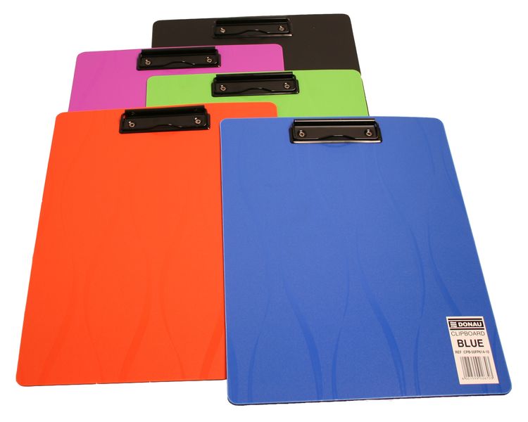 Donau Polypropylene Fashion Clipboard - Green