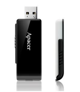 Apacer AH350 16GB USB 3.0 Flash Drive - Black