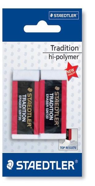 Staedtler Tradition Eraser PVC Free- -2 Pack