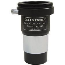 Celestron SLR Camera Adapter With Integral 2x Barlow Lens