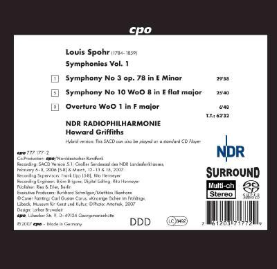 Spohr:Vol 1:Syms No 3 &amp; 10 Overture W - (Import CD)
