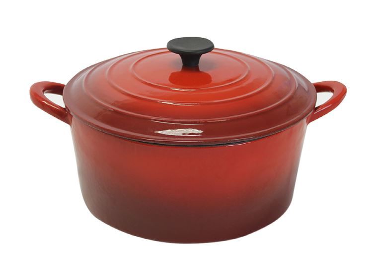 LK's Round Casserol 3.5L Red Image