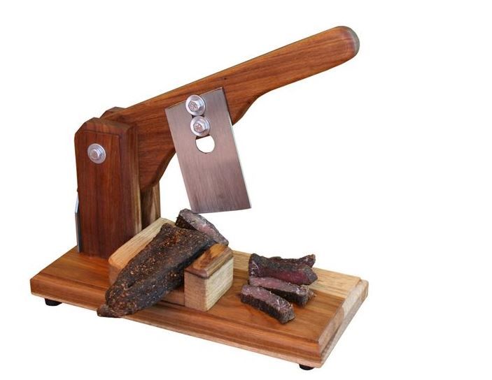 LK's - Biltong Slicer - Teak and Rosewood