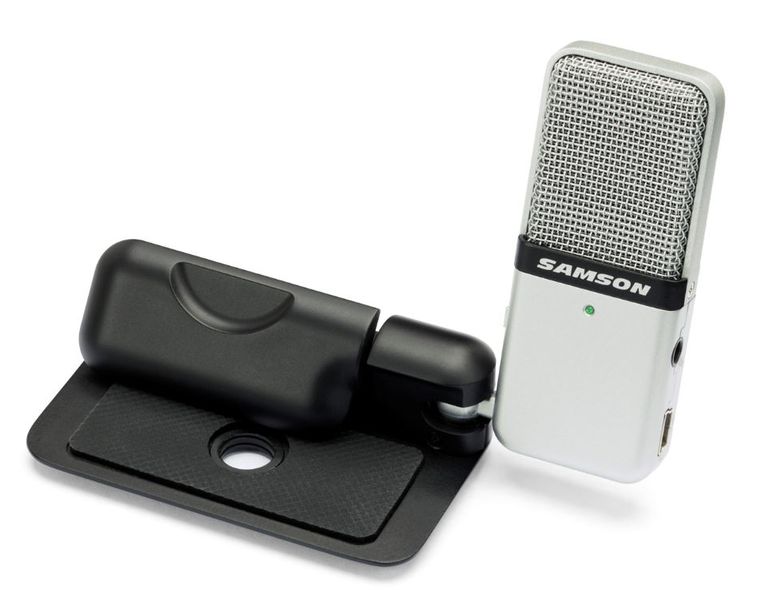 Samson Audio Go Mic Mini Portable USB Recording Microphone - Black