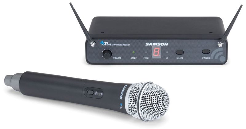 Samson Concert 88 Handheld 16-Channel UHF Wireless System - Black