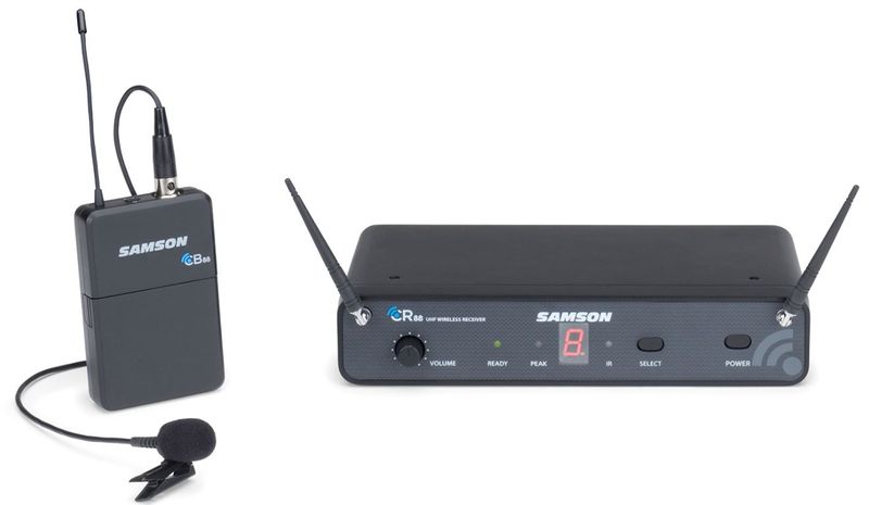 Samson Concert 88 Presentation 16-Channel UHF Wireless System - Black