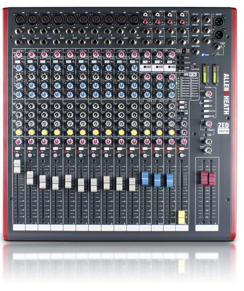 Allen &amp; Heath ZED16FX Multi-Purpose Mixer with USB - Black