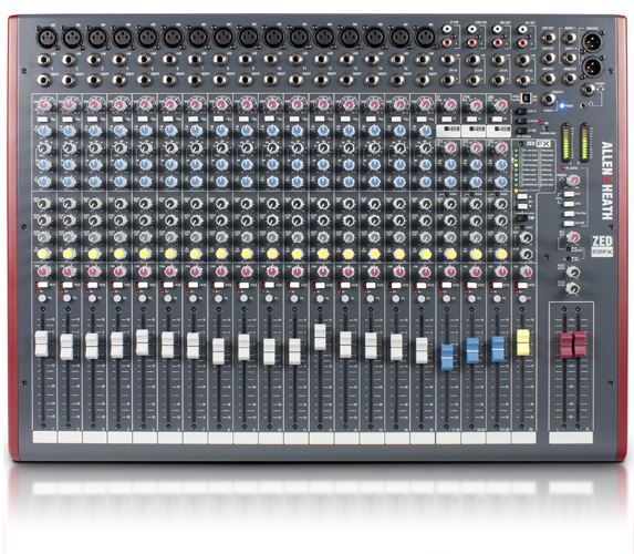 Allen &amp; Heath ZED22FX Multi-Purpose Mixer with USB - Black