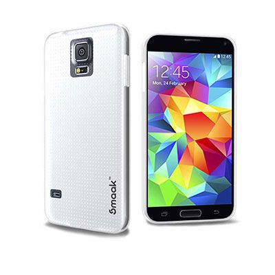 Smaak Funk Transparent TPU Case for Samsung Galaxy S5 - Cloud White