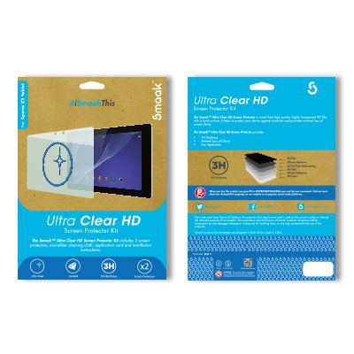 Smaak Sony Xperia Z2 Tablet Ultra Clear HD Screen Protector- Double Pack