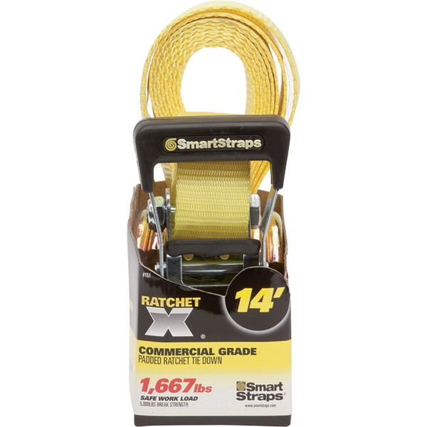SmartStraps - 5.5m RatchetX Ratchet - Yellow - 1 Pack