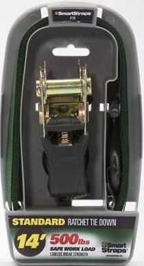 SmartStraps - 4m Padded Ratchet - Green - 1 Pack
