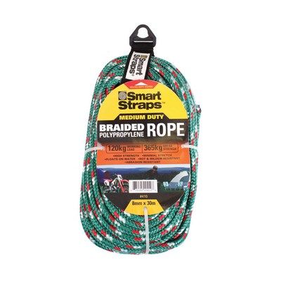 Smart Straps - 8mm x 30m Polypropylene Saxon Rope