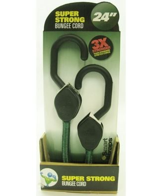 SmartStraps - 60cm SuperStrong Bungee Cords - Green - 1 Per Pack