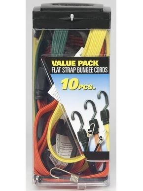 Smart Straps - Flatstrap Bungee Cords - 10 Pieces