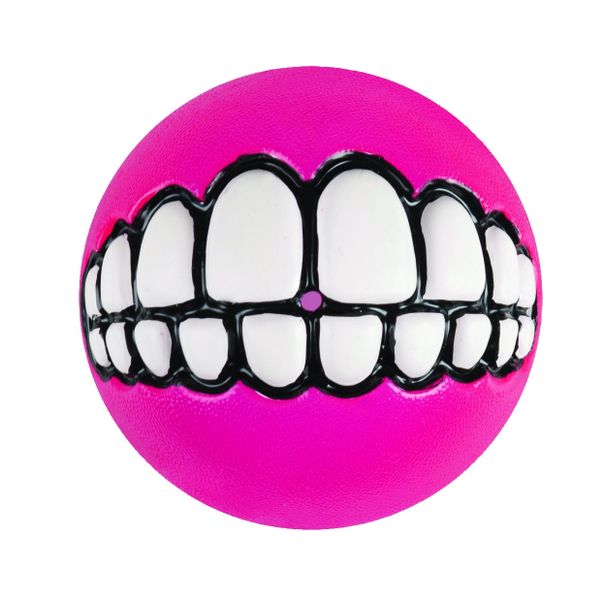 Rogz - Grinz Dog Treat Ball Large Pink