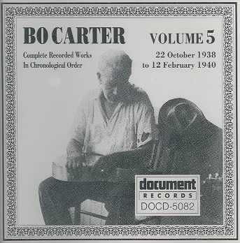 Bo Carter Vol.05 1938-1940 - (Import CD)