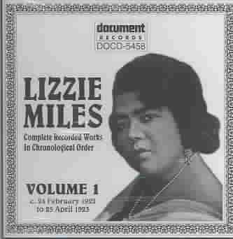 Lizzie Miles Vol.01 1922-1923 - (Import CD)