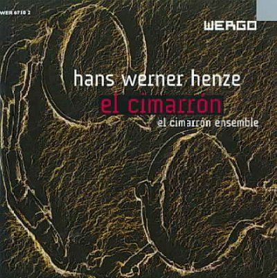Hans Werner Henze: El Cimarrón (CD / Album)