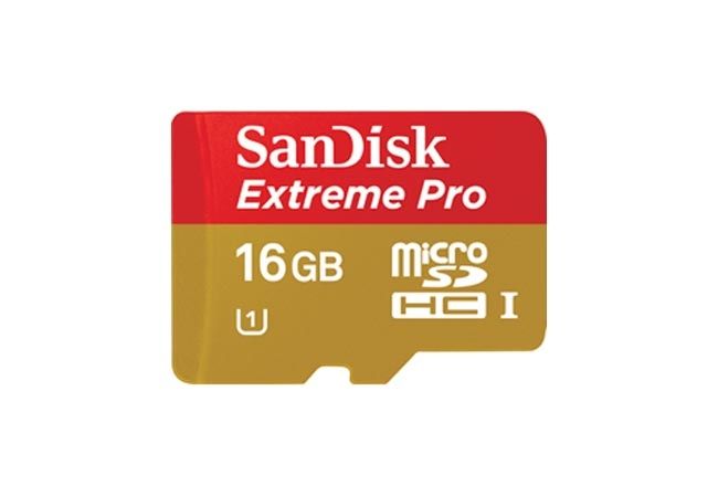 SanDisk 16GB Extreme Pro microSD UHS-1 Card