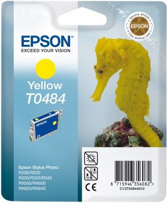 Epson T0484 Yellow Ink Cartridge (Sea Horse)