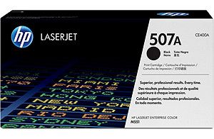 HP 507A Black LaserJet Toner Cartridge