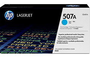 HP 507A Cyan LaserJet Toner Cartridge