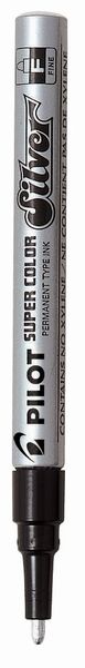 Pilot Super Colour Fine Paint Marker - Silver