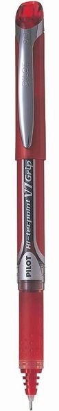 Pilot Hi-Tecpoint Grip V7 Medium Pen - Red