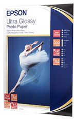 EPSON - Media - (A4) - (15 Sheets) - Ultra Glossy Paper - 300g/m