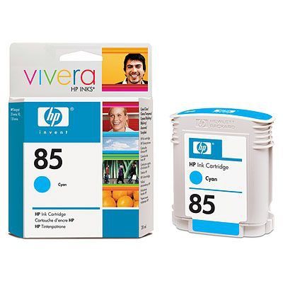 HP # 85 Ink Cartridge Cyan (28ml)