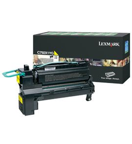 Lexmark C792 Extra High Yield Yellow Laser Toner Cartridge