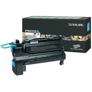 Lexmark X792 Cyan Extra High Yield Return Programme Print Cartridge (20K)